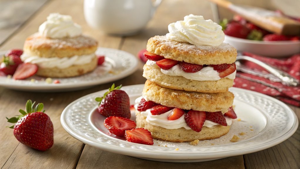 assemble shortcake layers together