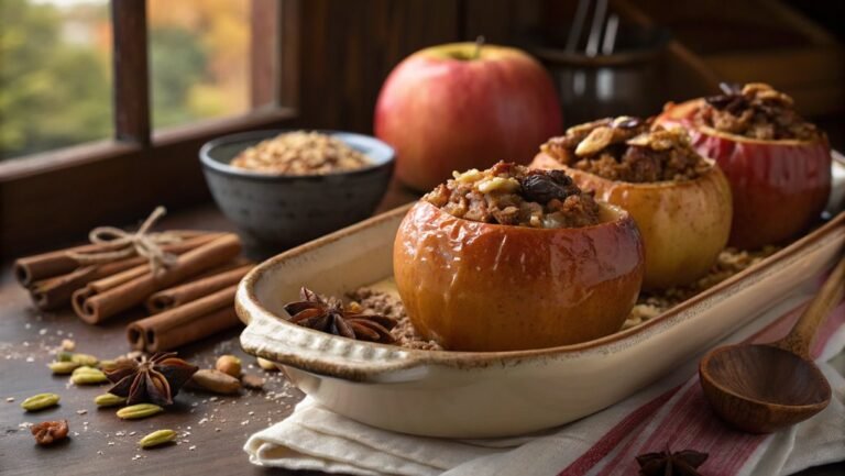 baked apples with cinnamon