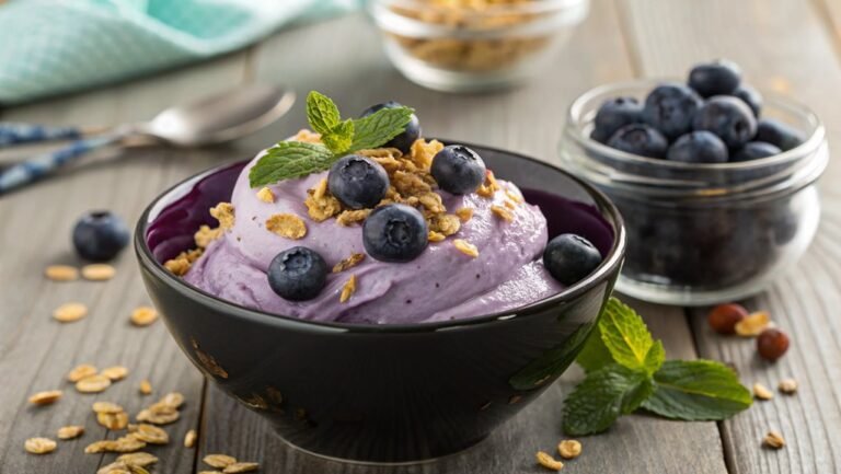 blueberry frozen yogurt recipe