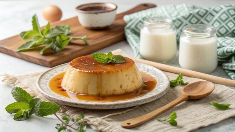 caramel custard dessert recipe