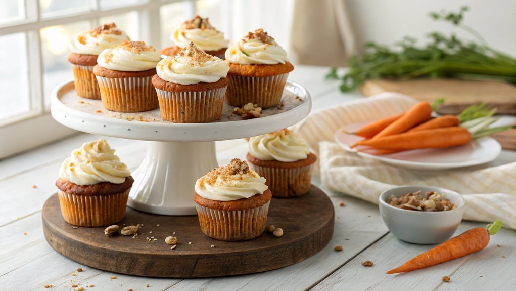 carrot cupcake baking instructions