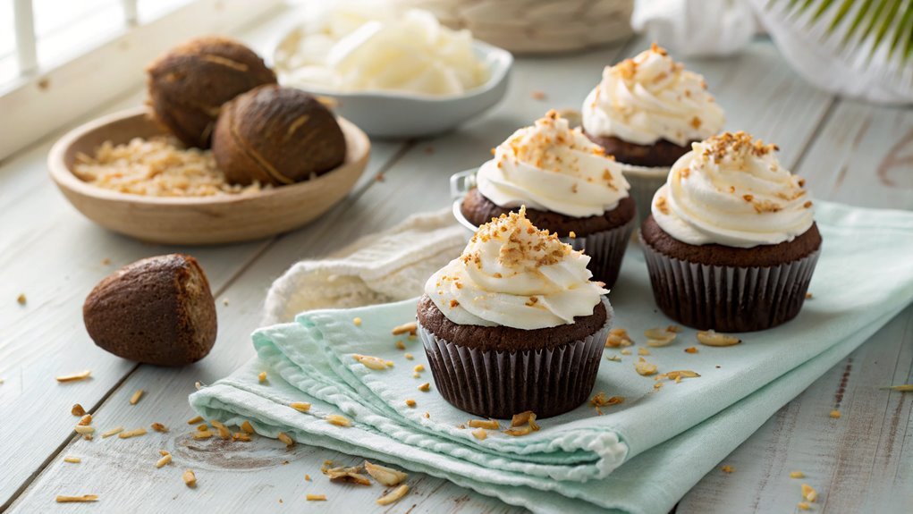 chocolate coconut cupcake recipe