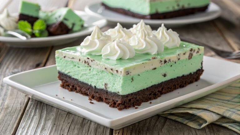 chocolate mint layer dessert