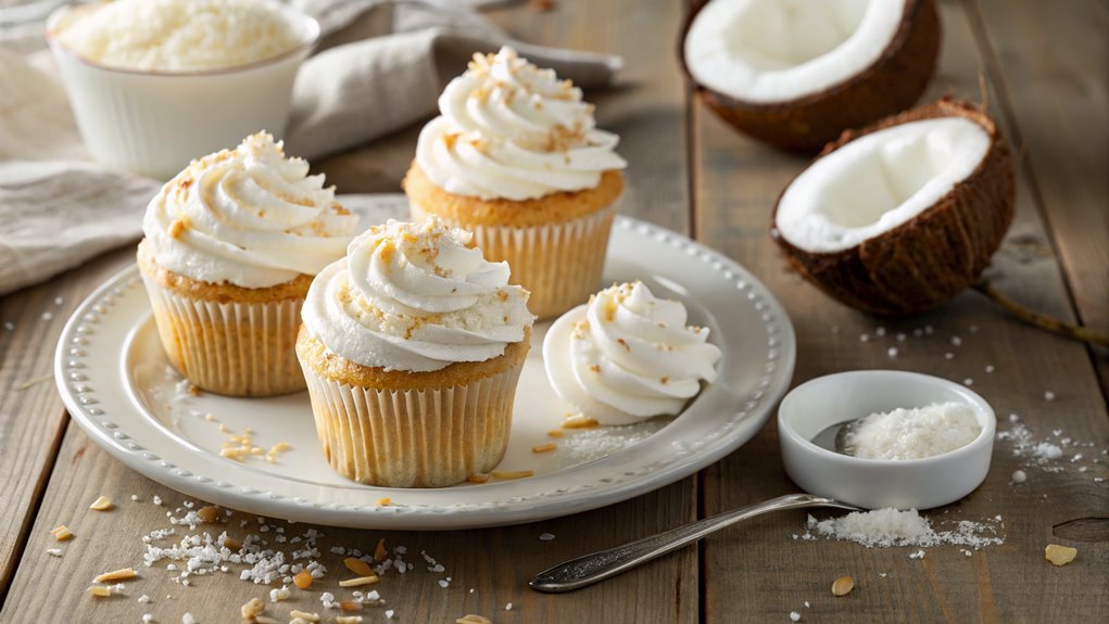 coconut cupcake baking instructions