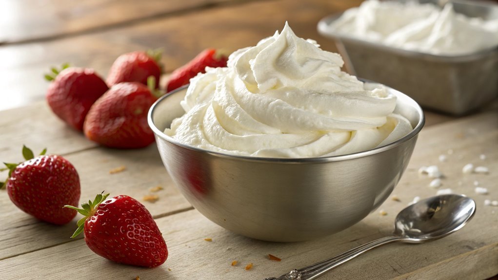 coconut whipped cream preparation
