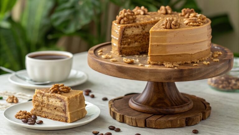 coffee walnut cake recipe