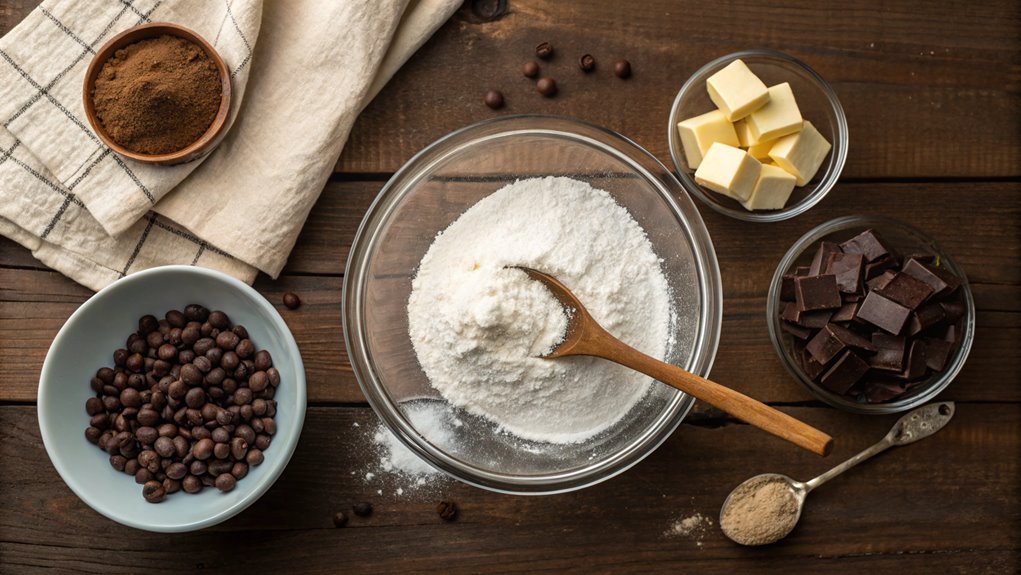 combine cocoa and batter