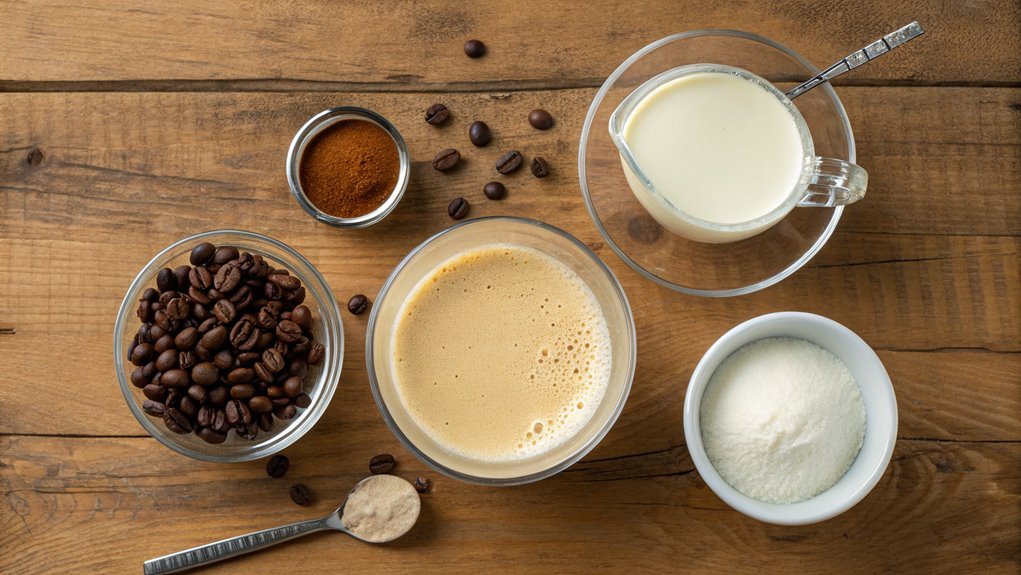 combine coffee with sugar