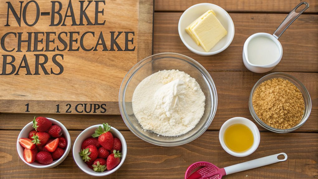combine cream cheese and sugar