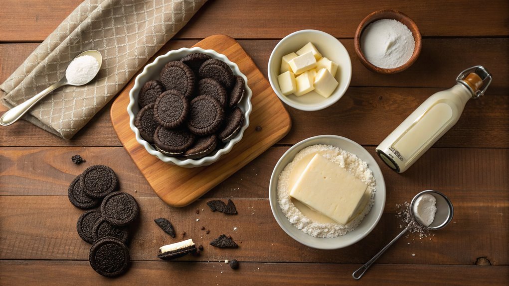 combine cream cheese sugar