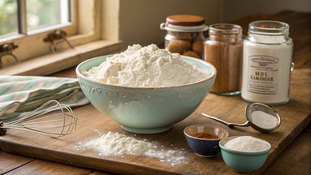 combine dry ingredients thoroughly
