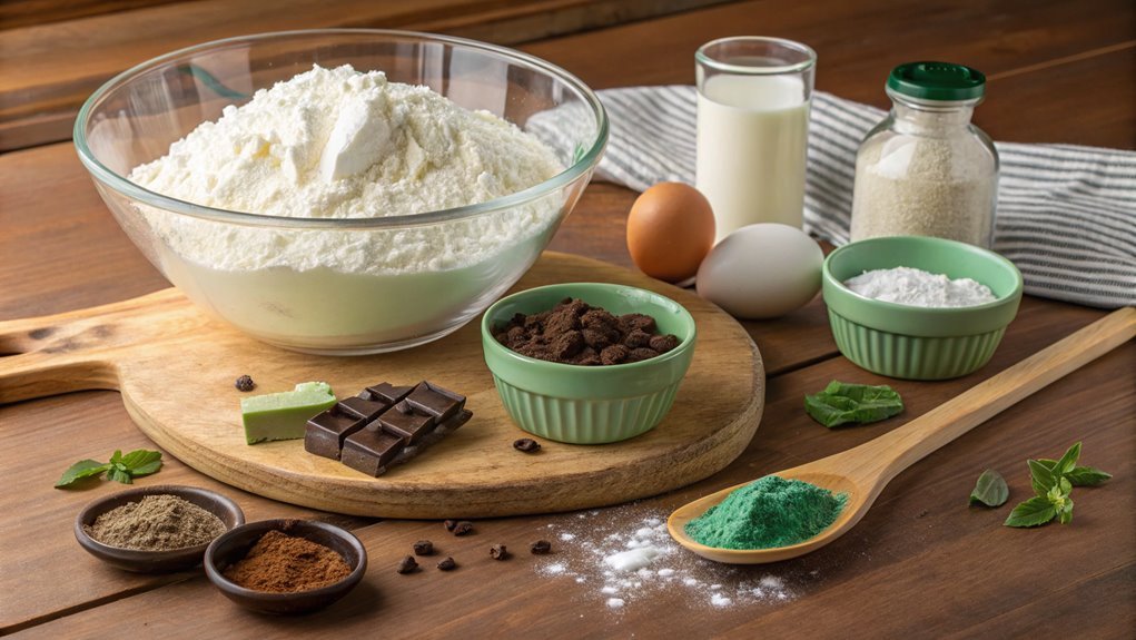 combine dry ingredients thoroughly