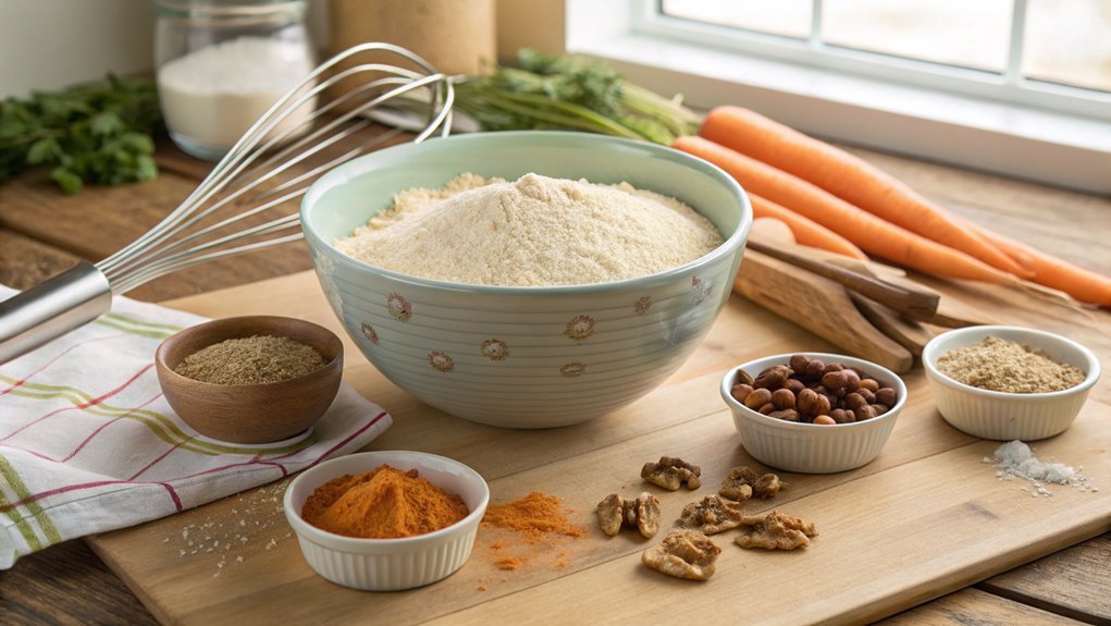 combine dry ingredients well