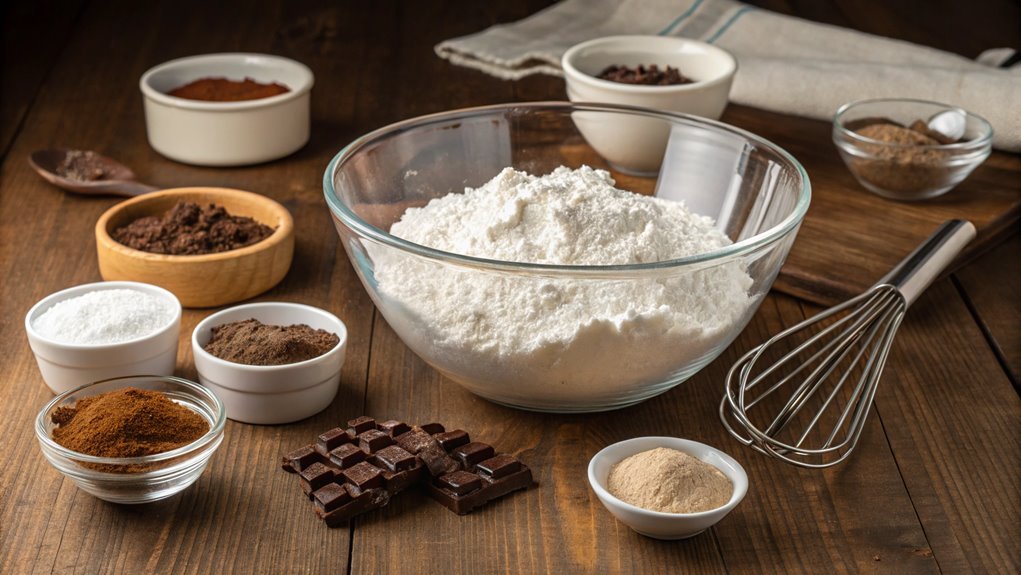 combine dry ingredients well