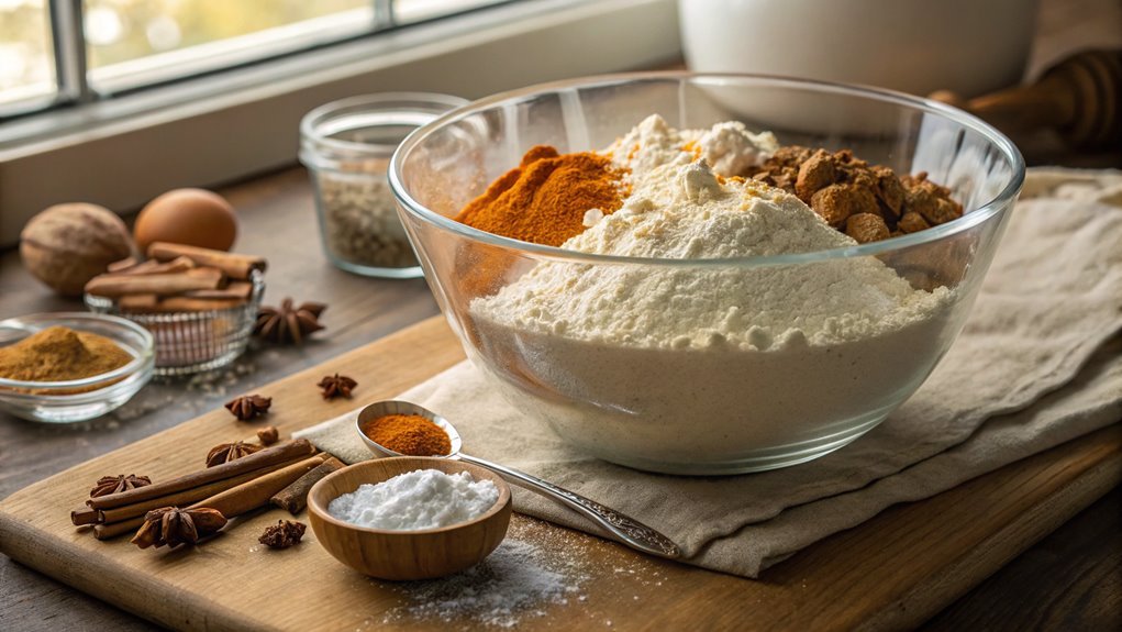 combine dry ingredients well