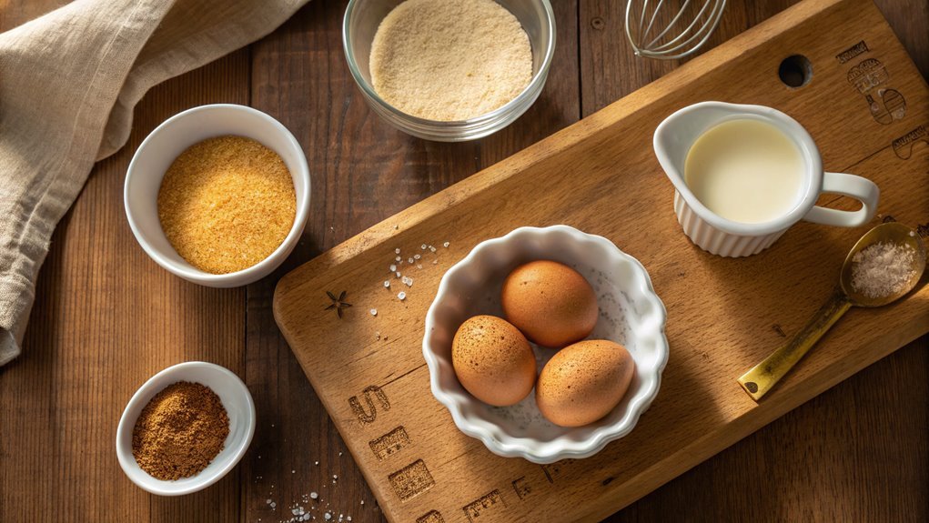 combine eggs and sugar