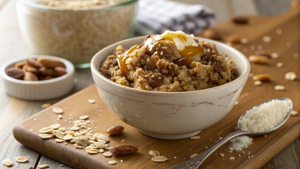 combine oats with sugar