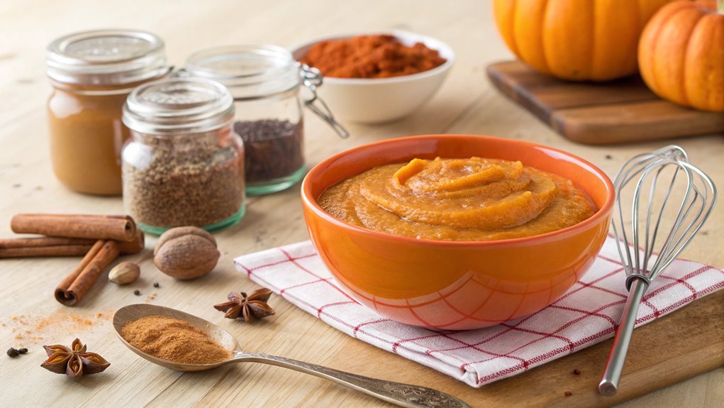 combine pumpkin with spices