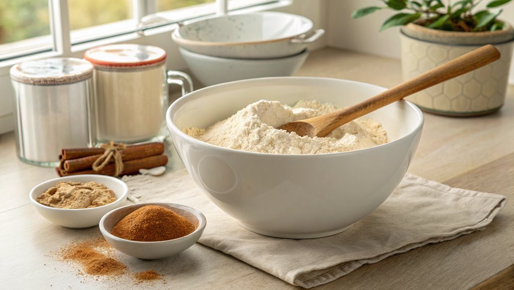 combine the dry ingredients