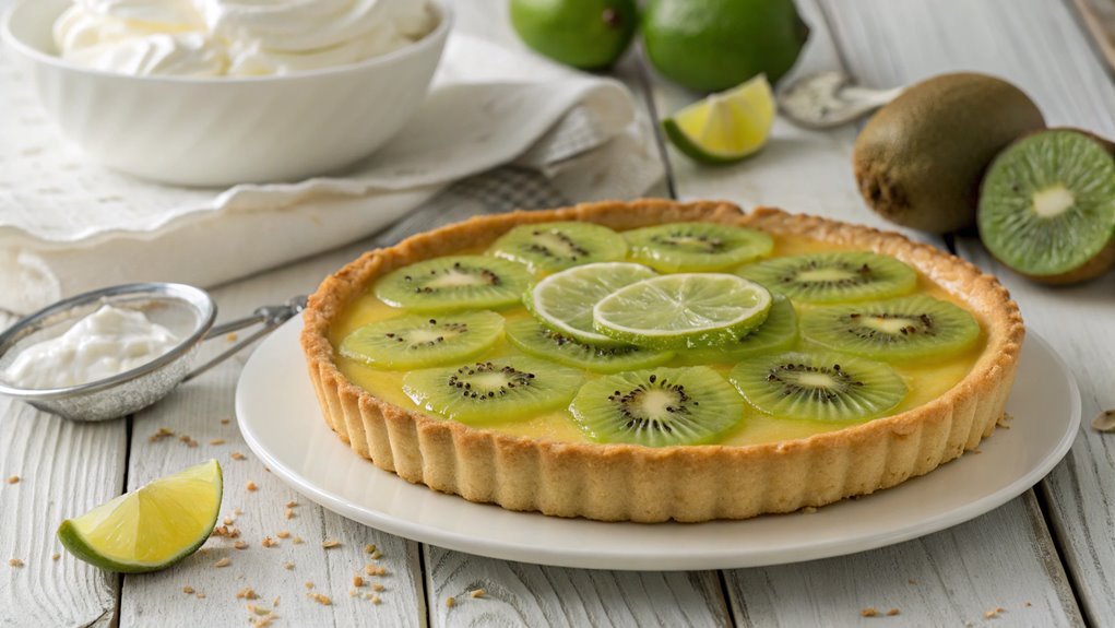cool tart on rack