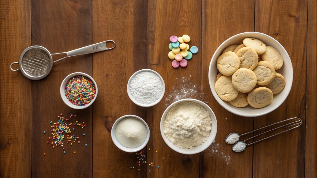 cream butter and sugar