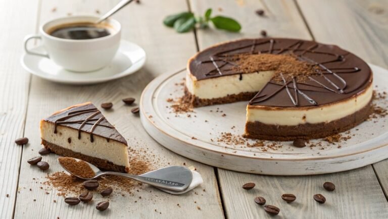 creamy espresso cheesecake delight