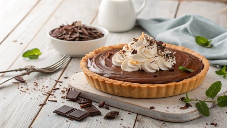 decadent chocolate silk pie