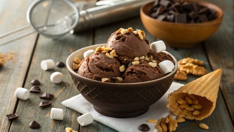delicious chocolate ice cream