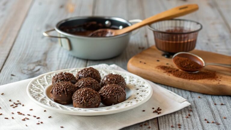 delicious chocolate truffle treat