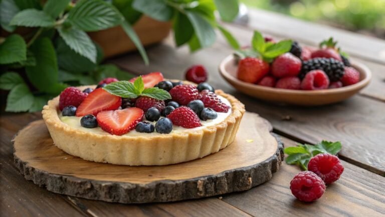 delicious fresh berry tart
