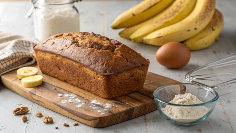 delicious homemade banana bread