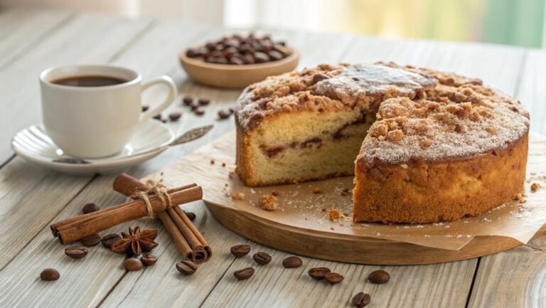 delicious homemade coffee cake