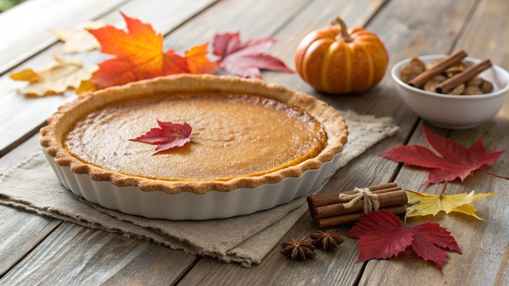 delicious homemade pumpkin pie