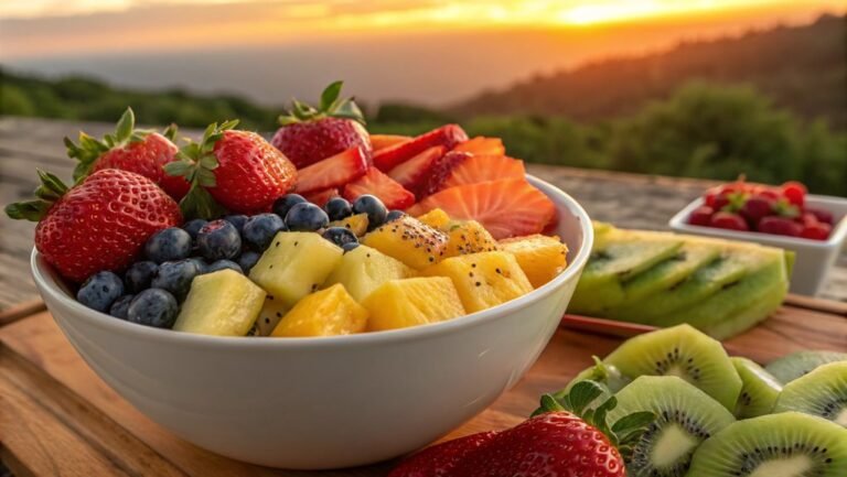 delicious honey dressed fruit salad