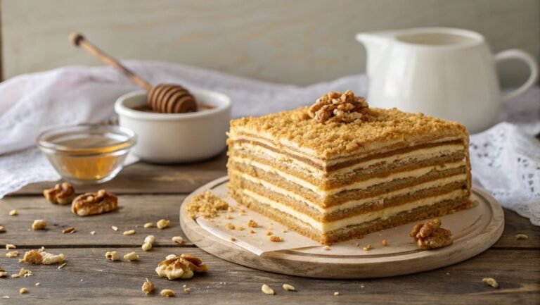 delicious layered honey dessert