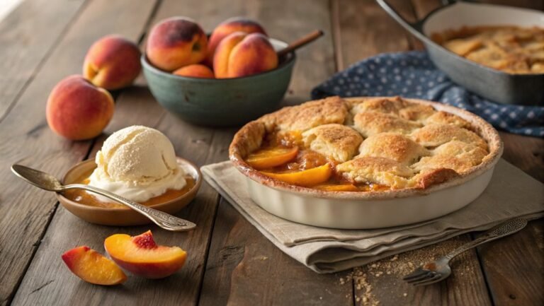 delicious peach cobbler recipe