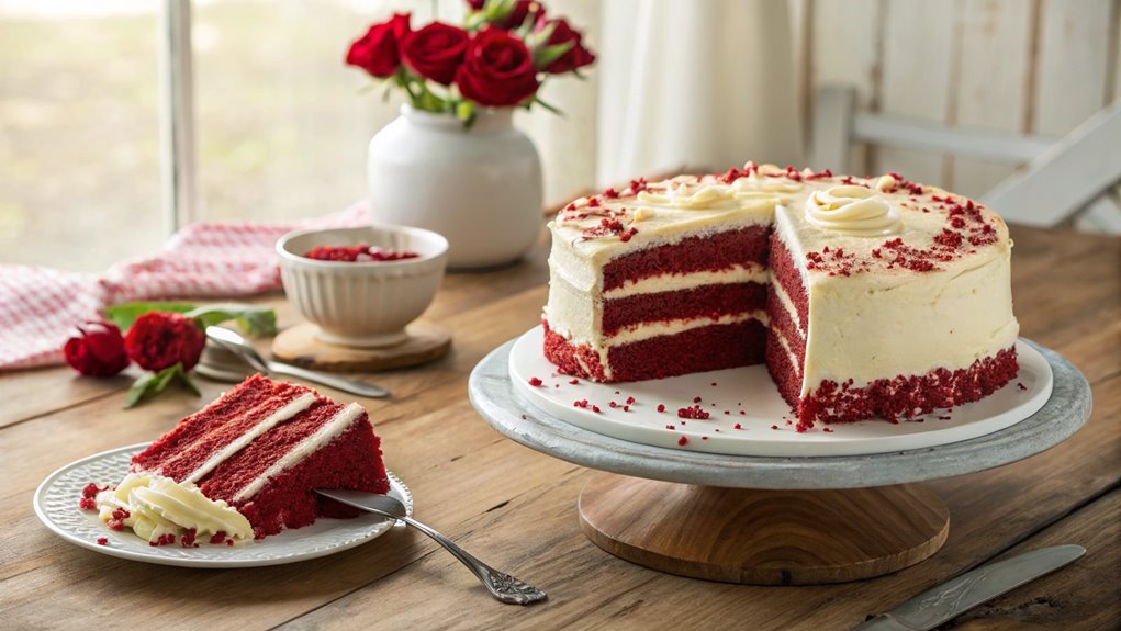 delicious red velvet cake
