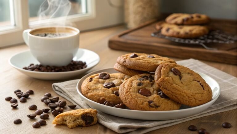 espresso infused chocolate chip cookies