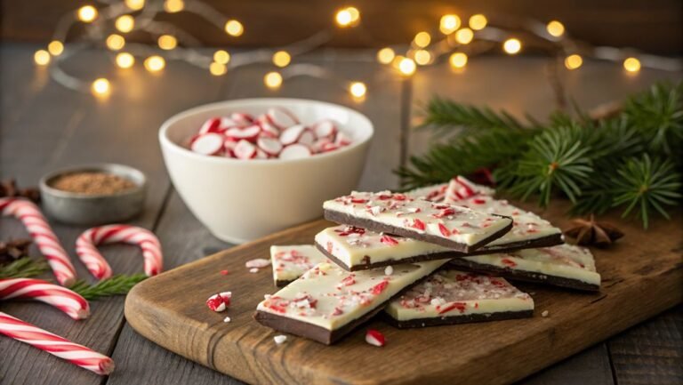 festive peppermint chocolate treat