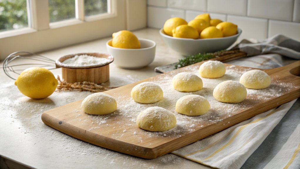 form dough into balls