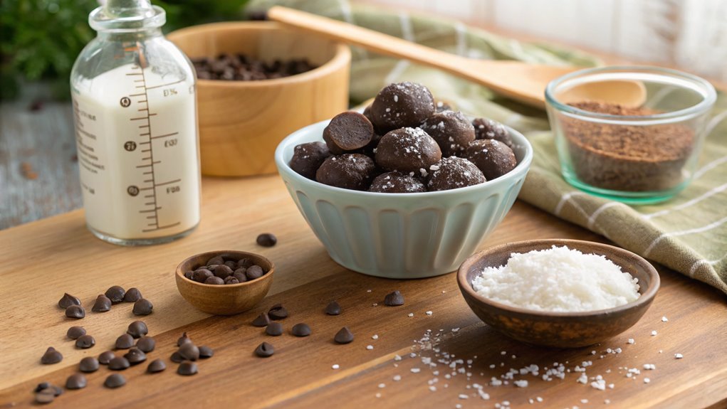 form truffle into balls
