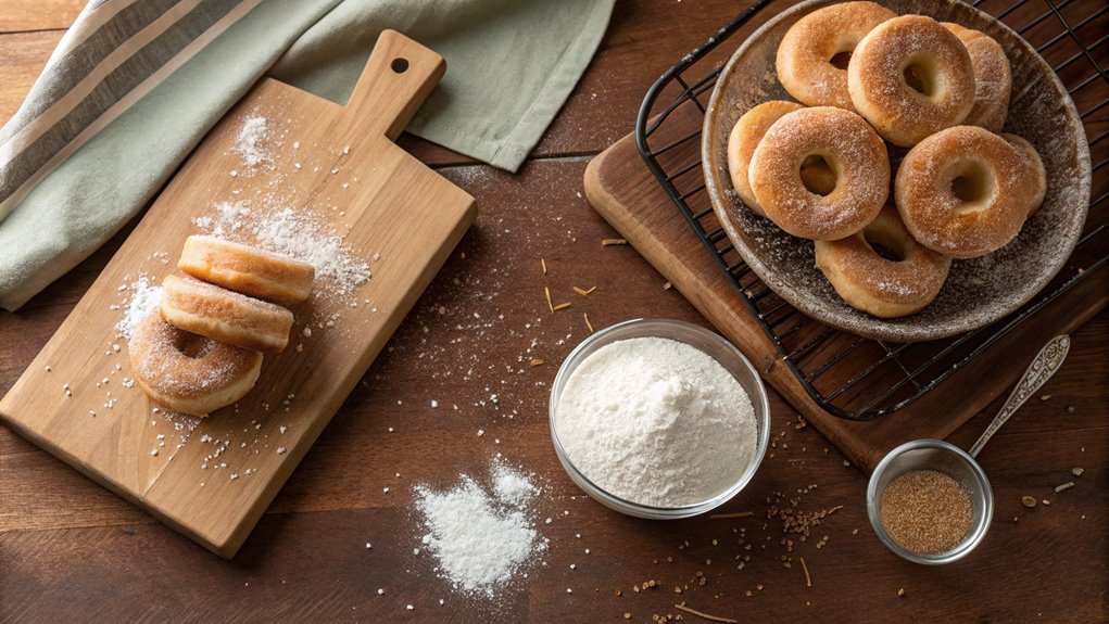 fry donuts until golden