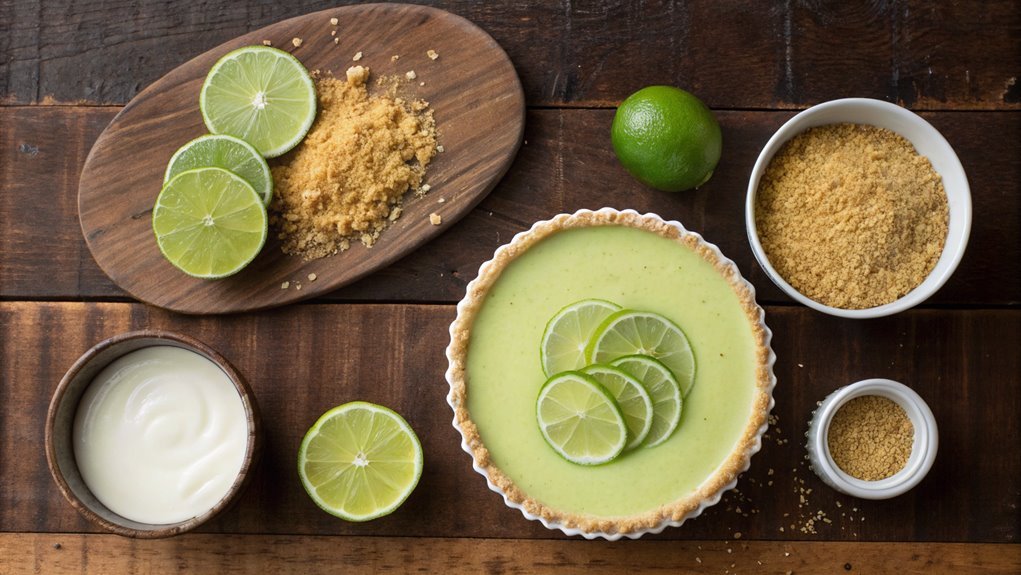garnish with lime zest