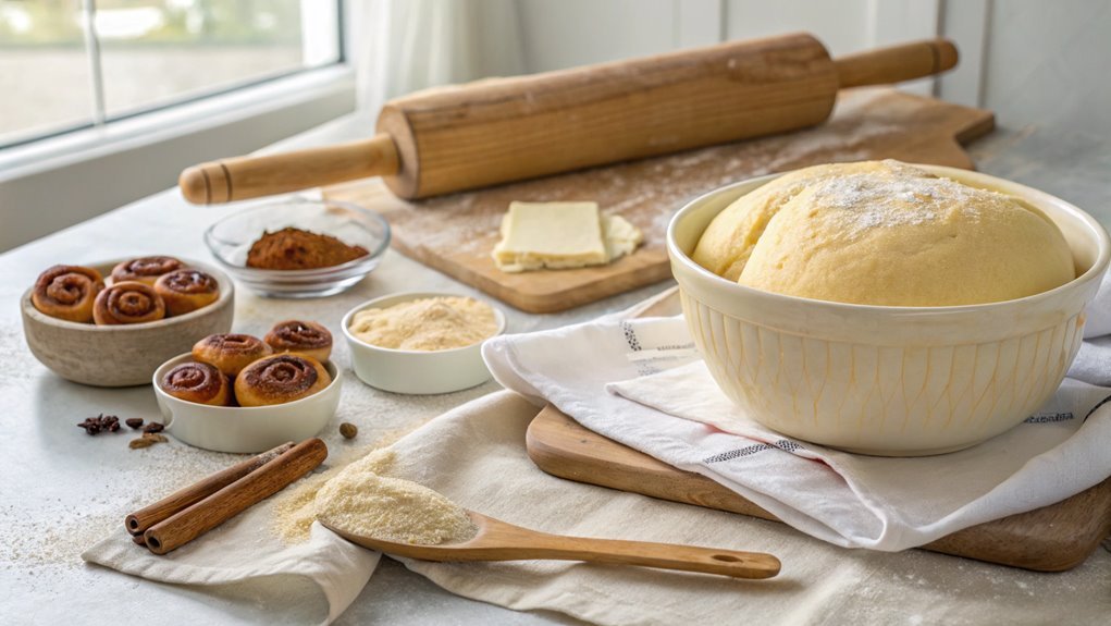 generously add cinnamon filling