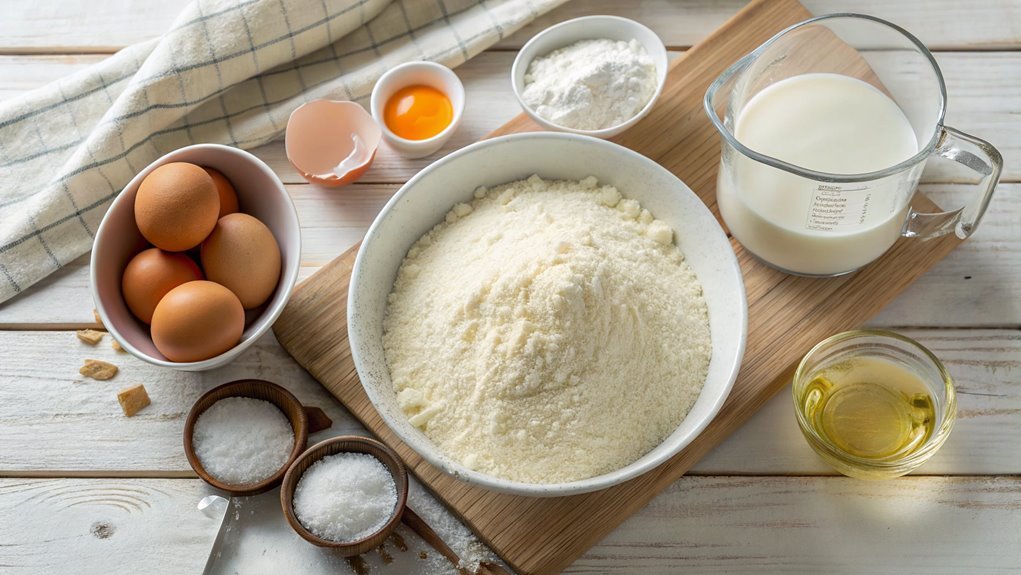 gently incorporate flour mixture