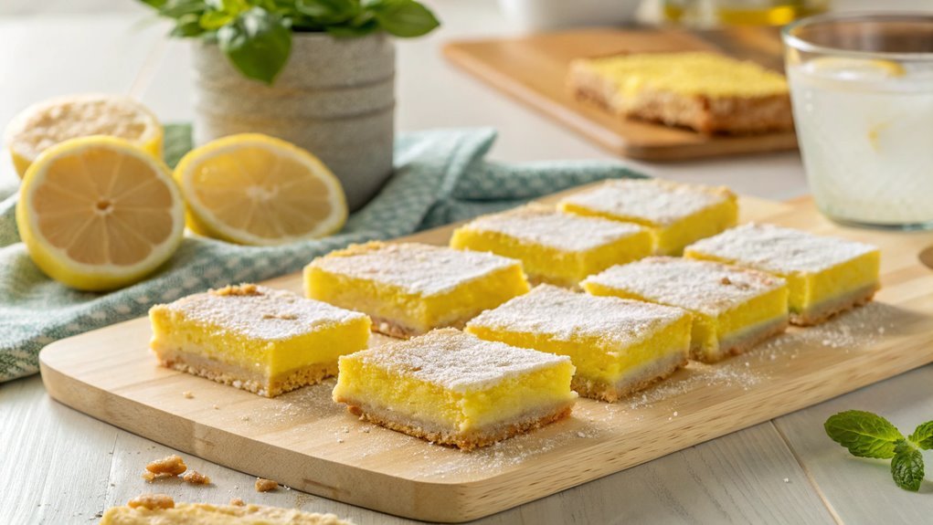 healthy lemon dessert bars