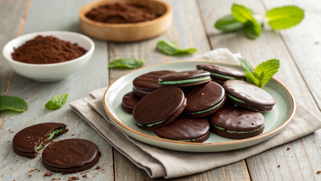 homemade thin mint cookies