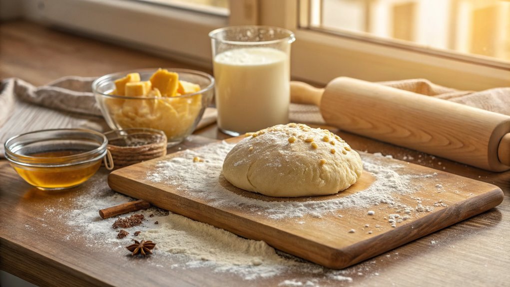 knead dough until smooth