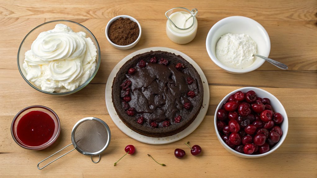 layer chocolate cake pieces