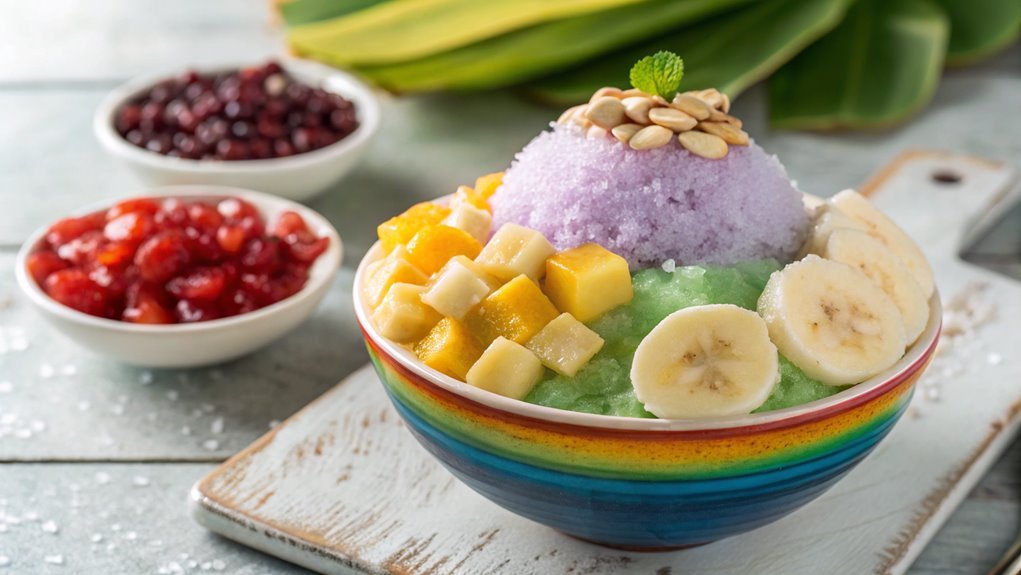 layer ingredients in bowl